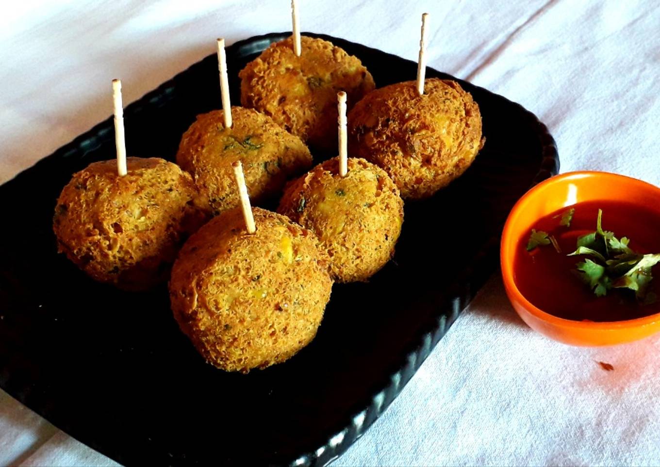 Cheesy kurkure lollipops