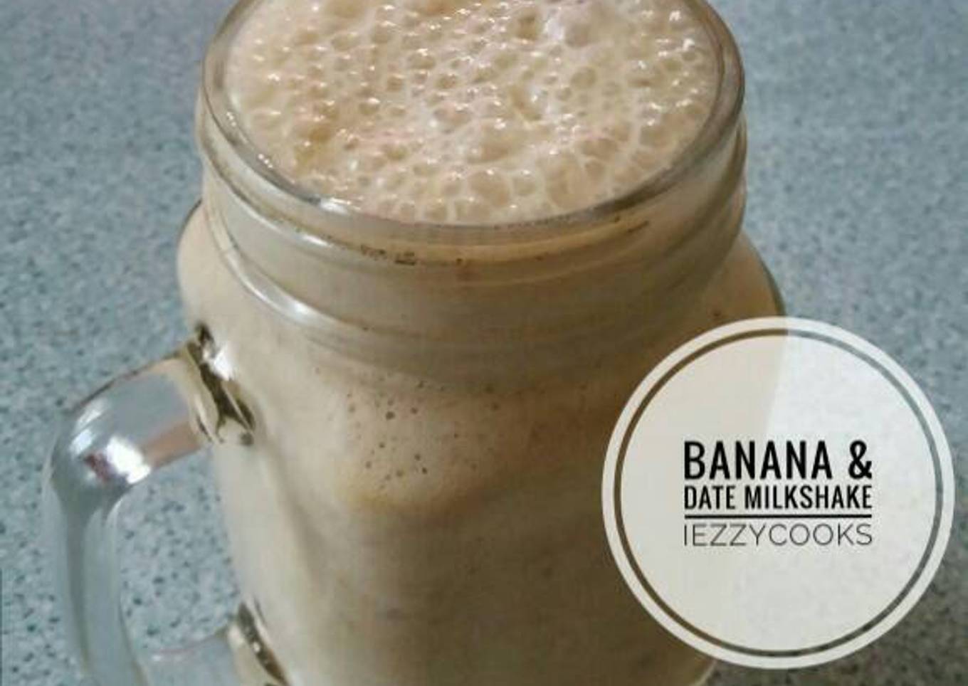 Banana and Date Milkshake