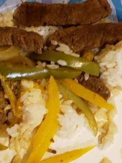 A picture of Pepper steak / beef pepper steak.