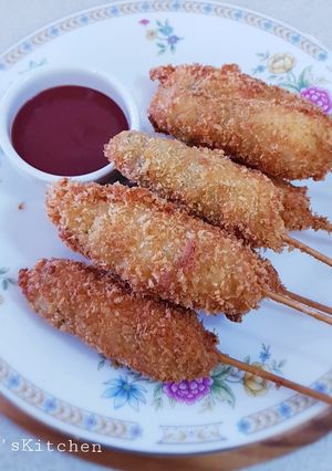 A picture of SEMPOL AYAM (Chicken Skewers Sausage).