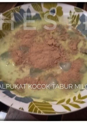 Foto resep Alpukat kocok tabur milo