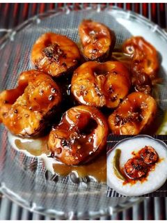 Hình của món Cá LÓC kho tiêu.