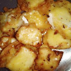 A picture of Paneer fritters.
