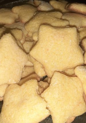 Una foto de Galletitas de harina de maíz (polenta y mandarina)
