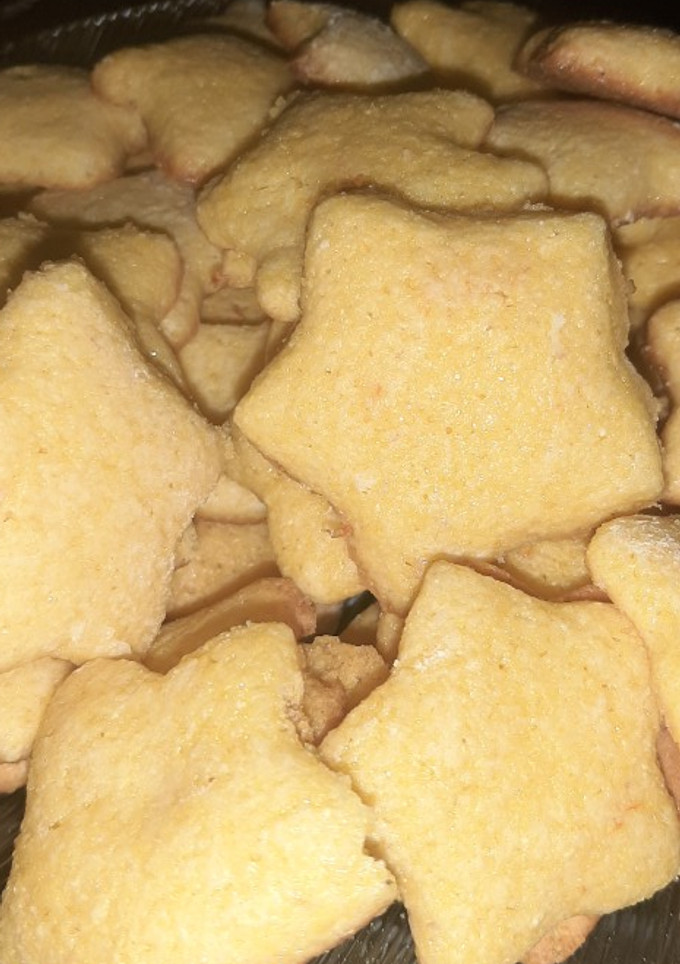 Una foto de Galletitas de harina de maíz (polenta y mandarina)