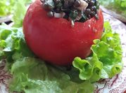 Una foto de zumo de tomate
