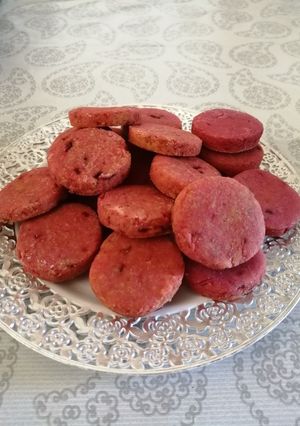 Una foto de Galletas de Remolacha (Aptas Celíacos y Veganos)
