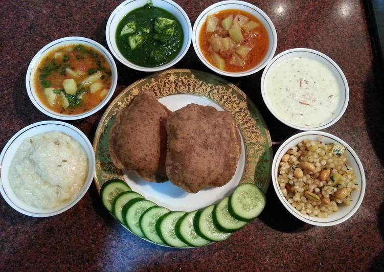 Recipe of Award-winning Jumbo vrat thali