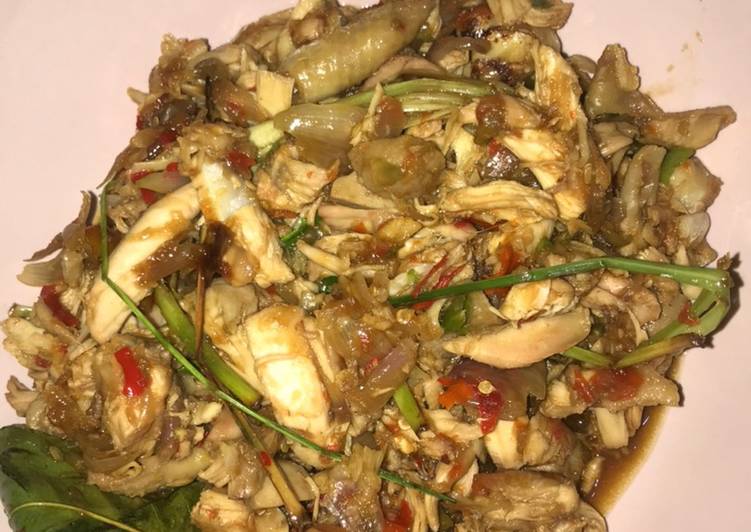 Bagaimana Menyiapkan 3. Ayam suwir sambel uleg, Enak Banget