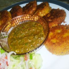A picture of Shami Kabab.