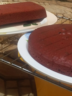 A picture of Super soft and yummy red velvet cake.