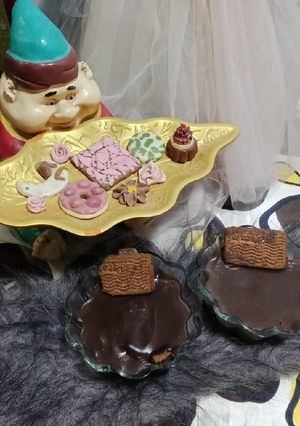 صورة لوصفة بودنج الشوكولاتة بالبسكوت ❤️