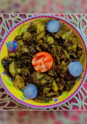 अरबी के पत्ते की सब्जी (arbi ke patte ki sabzi recipe in Hindi) रेसिपी मुख्य फोटो