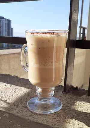 Una foto de Frappuccino de café y vainilla