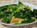 Cah Kailan telur dadar
