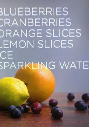 Una foto de Infusión Arándanos-Naranja-Limón