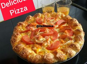 Foto resep Pizza jumbo | pizza panggang oven| pizza hut
