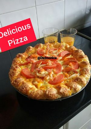 Foto resep Pizza jumbo | pizza panggang oven| pizza hut