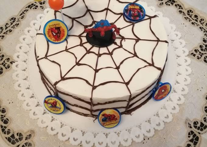 Ricetta Torta compleanno Spiderman di Tonia - Cookpad