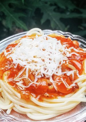 Foto resep Spaghetti Bolognaise Sosis