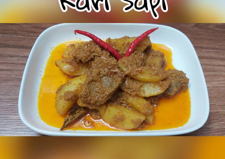 Resep Kari Sapi mix kentang Empuk &amp; enakkkk Bikin Ngiler