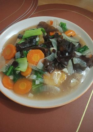 Foto resep Sapo Tahu Siram Simpel Enak