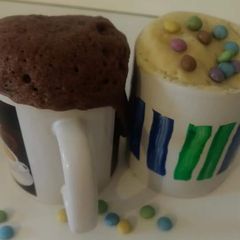 A picture of Microwave mug cakes.