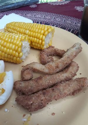 Una foto de Milanesa de mondongo
