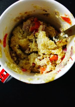 A picture of Microwave Egg in a Mug.