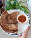 Horse Gram and Ragi Dosa