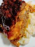 Barbecue cheeseburger meatloaf