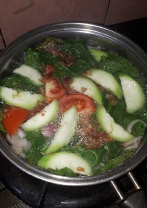 Foto resep Sayur bening bayem gambas