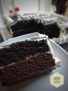 Foto resep Eggless Chocolate Cake (No Mixer)