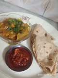 Papad mangodi ki sabji