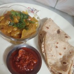 Papad mangodi ki sabji A picture of Papad mangodi ki sabji.