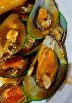 Foto resep Kerang ijo bumbu saos pedas