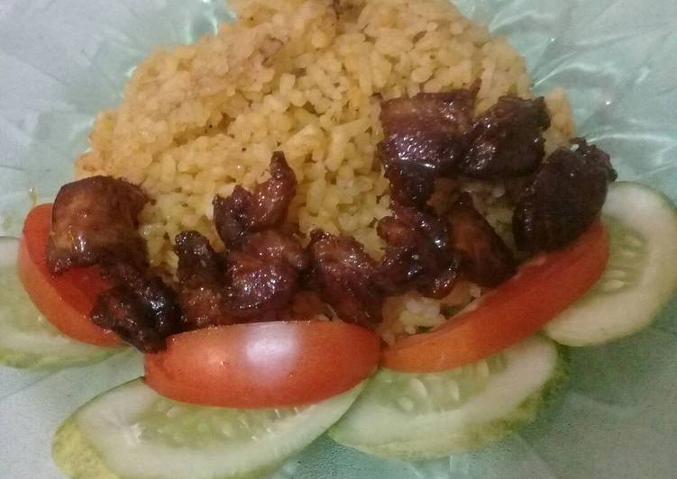 Goreng kambing simple