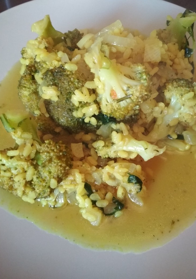 Una foto de Arroz verde. Receta 5*