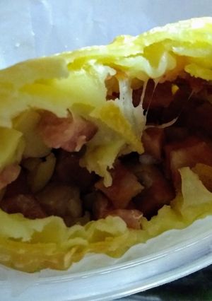 Foto de Pastel de bacon e queijo