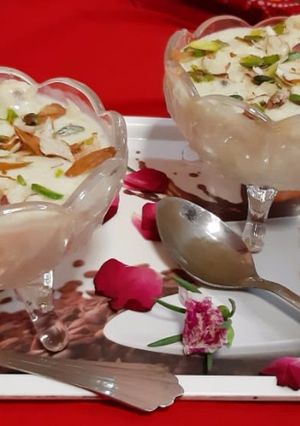 शकरकंदी मखाना खीर रेसिपी मुख्य फोटो