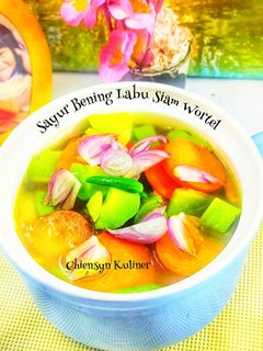 Foto resep Sayur Bening Labu Siam Wortel