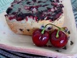 Budín de cereza y avena🍒