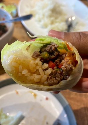 A picture of Minced Beef & Rice Ssam.