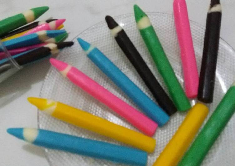 Coklat Praline : Pinsil