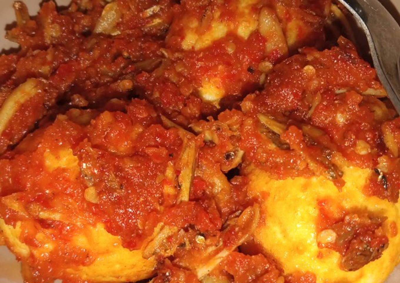 Teri Telur Balado
