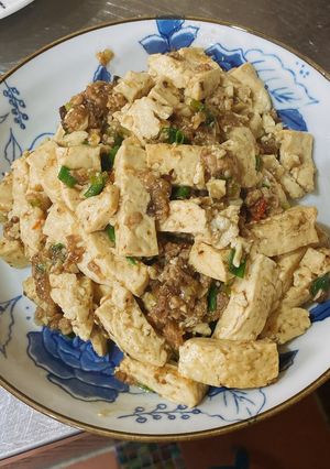豆豉醬燒豆腐 的食譜成品照片