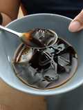 Summer Dessert – Grass Jelly (with Syrup)