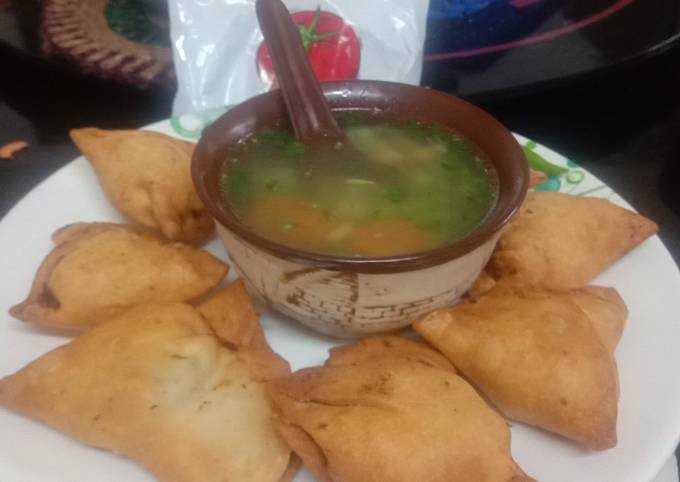 How to Make Eric Ripert Street style homemade Samosa