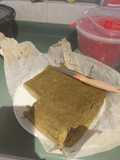 Bizcocho de té matcha keto