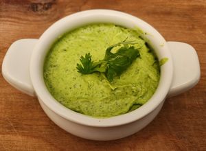 Una foto de Salsa verde de cilantro